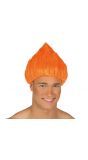 Oranje trollen pruik the Trolls