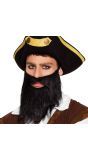 Piraat blackbeard baard
