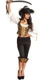Piraat tempest kostuum vrouw