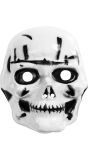 Plastic schedel masker kind