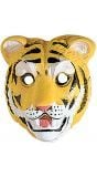 Plastic tijger kindermasker