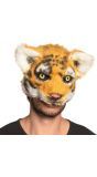 Pluche half masker tijger