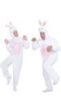 Pluche konijn kostuum