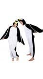 Pluche warme pinguin kostuum