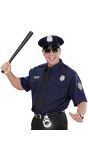 Politie agent overhemd met das en pet