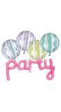 Pool party folieballonnen set 5 stuks