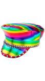 Pride regenboog cap met studs