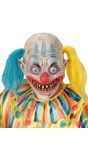 Psycho clown masker met staartjes