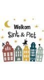 Raamstickers Sint & Piet