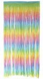 Regenboog pastel ombre foliegordijn 200cm