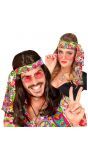 Retro peace hippie hoofdband