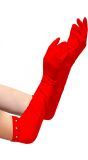Rode glamour handschoenen