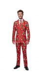 Rode kerst sterren Suitmeister kostuum