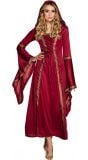 Rode lady Gwendolyn jurk