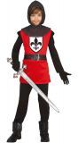 Rode middeleeuwse ridder kostuum kind