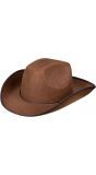 Rodeo bruine cowboy hoed