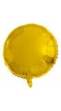 Ronde folieballon 45cm goud