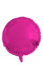 Ronde folieballon 45cm roze