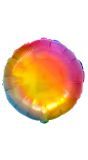 Ronde folieballon 45cm yummy gummy rainbow