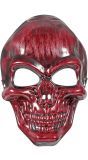 Rood schedel masker