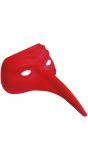 Rood venetiaans masker