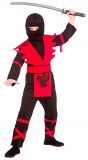 Rood zwarte ninja kind
