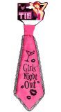 Roze girls night out stropdas