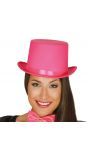Roze hoge hoed luxe