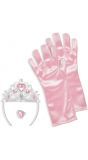 Roze prinses sieraden set