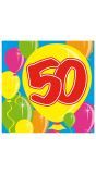 Servetten feest 50 jaar