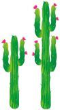 Set met 2 papieren cactussen