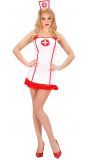 Sexy Verpleegster Wit Kostuum