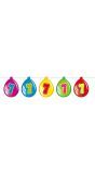 Slinger birthday 7 jaar ballonnen 10 meter