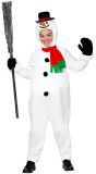 Sneeuwpop jongens kostuum