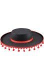 Spaanse flamenco hoed