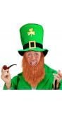 St. Patricks Day hoed met baard