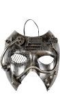 Steampunk masker zilver