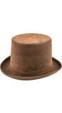 Steamtopper hoed deluxe bruin
