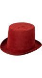 Steamtopper hoed deluxe rood