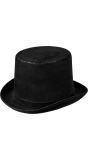 Steamtopper hoed deluxe zwart