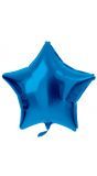 Stervormig folieballon 48cm blauw