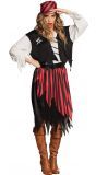 Stoere piraat Suzy kostuum dames