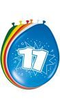 Verjaardag 11 jaar ballonnen 8 stuks