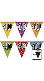Verjaardag vlaggetjes 40 jaar