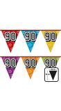 Verjaardag vlaggetjes 90 jaar