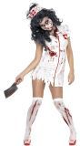 Verpleegster witte zombie pakje