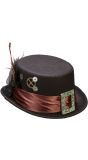Vilten steampunk hoed