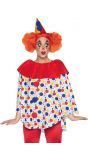 Vrolijke clown verkleedkleding dames