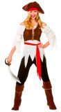 Vrouwelijk piraten kostuum