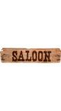Wild west themaparty saloon bord